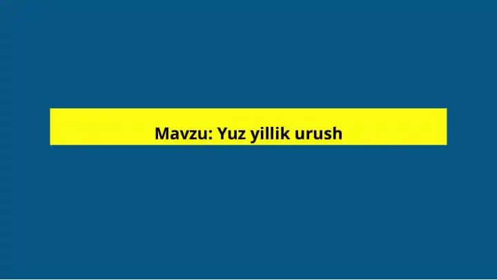 Yuz yillik urush