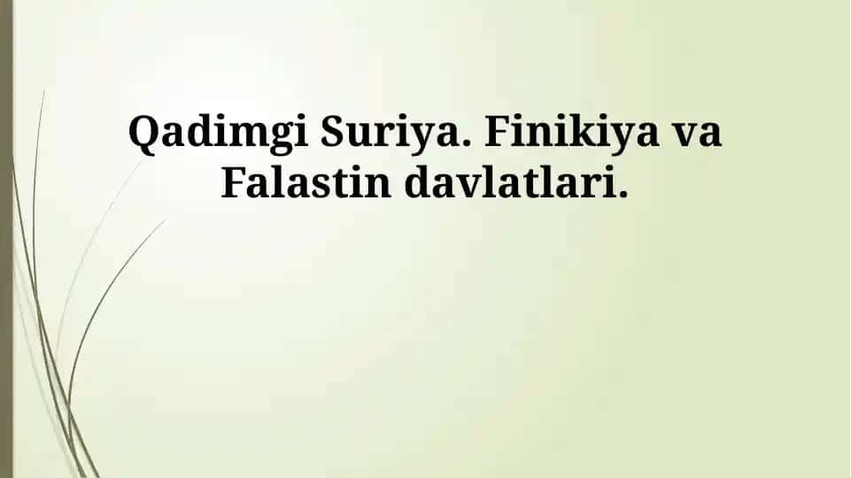 Qadimgi Suriya