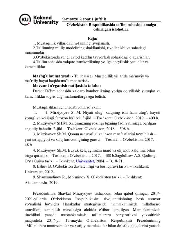 Mustaqil ishlar || Tibbiyot (2963)