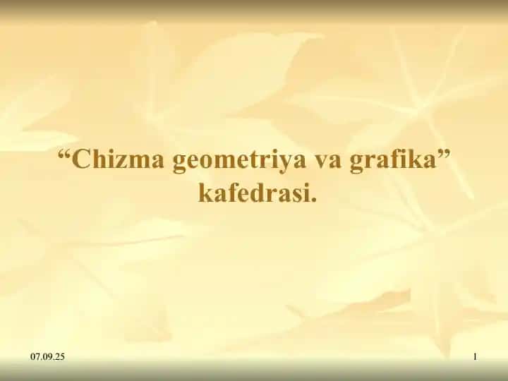 To‘g’ri chiziq