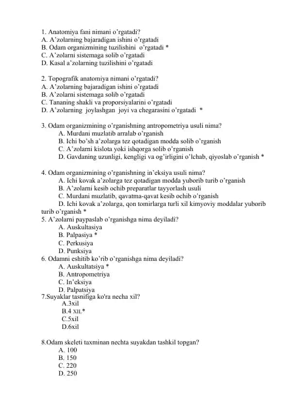 Anatomiya fani