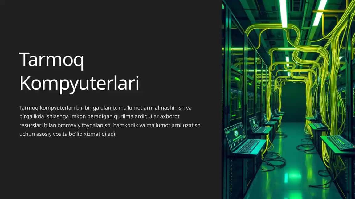 Tarmoq Kompyuterlari