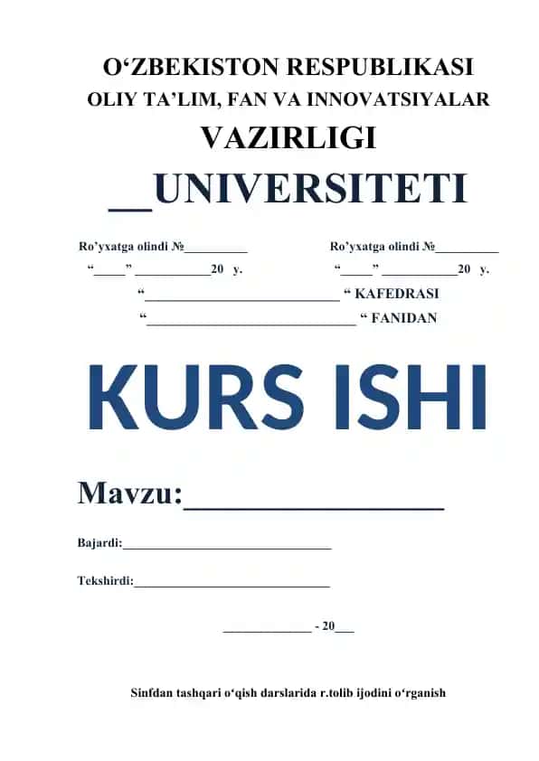 Sinfdan tashqari o‘qish darslari uchun metodika