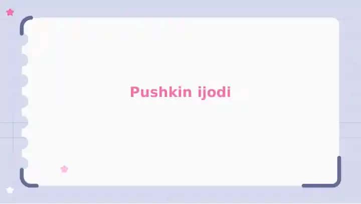 Pushkinijodi