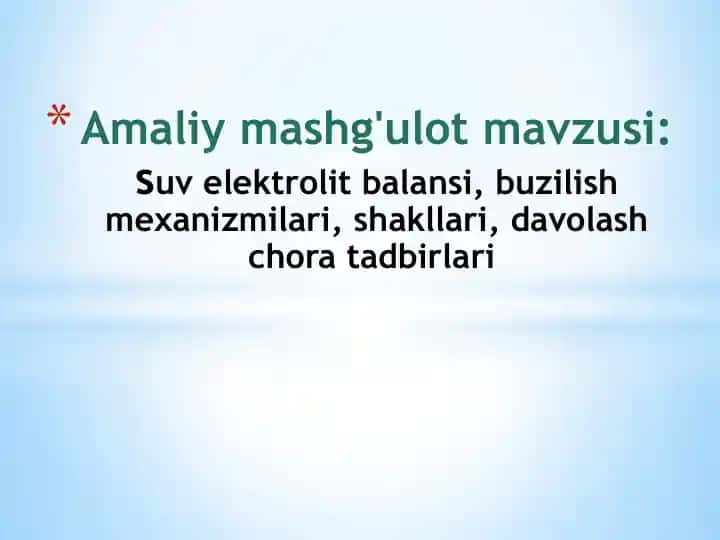 Suv-elektrolit muvozasi