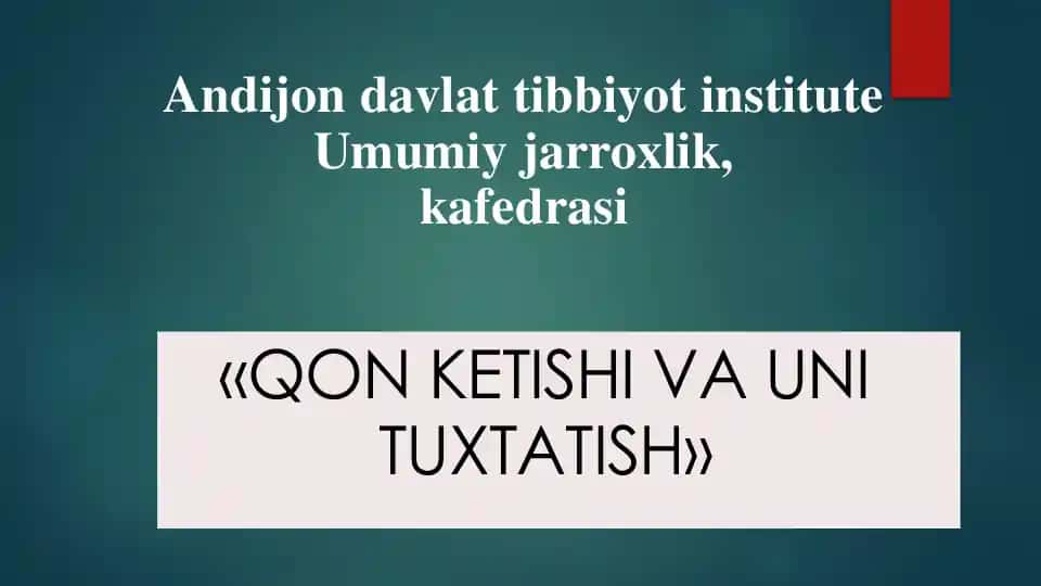 Andijon davlat tibbiyot institute