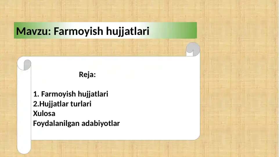 Farmoyishhujjatlari