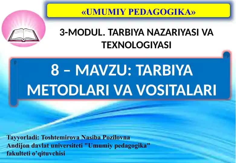 Umumiy Pedagogika