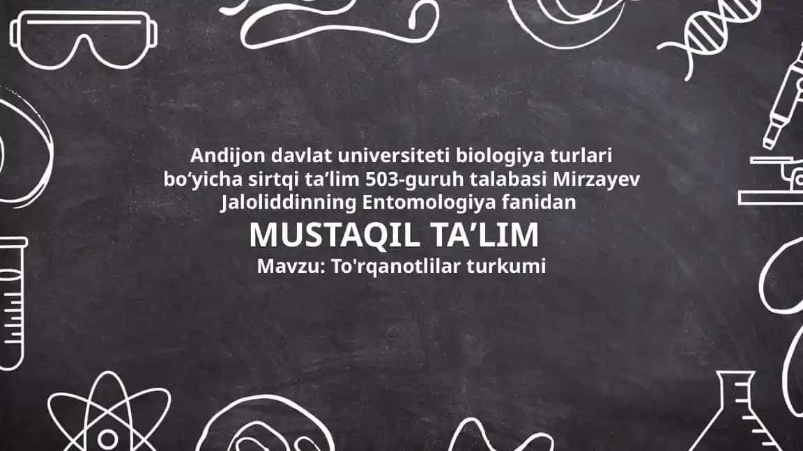 To'rqanotlilar turkumi