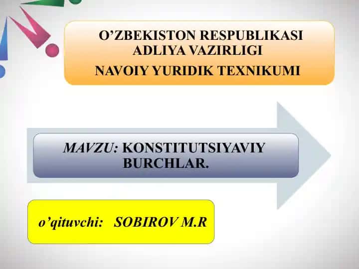 Konstitutsiya va qonunlarga rioya etish