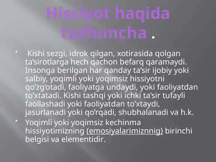 Hissiyotlar