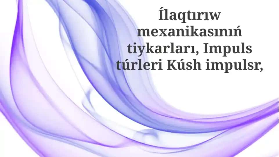 Irrigatsiya mexanikasının' tiykarları