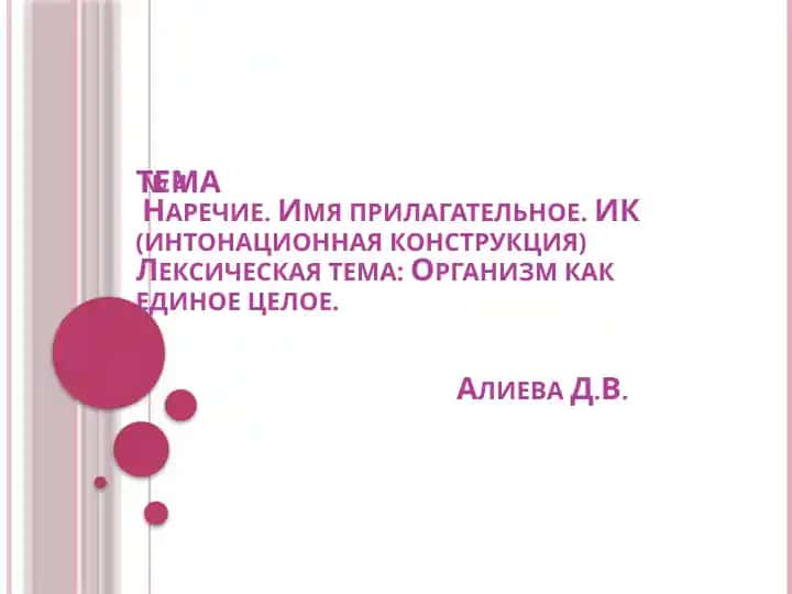 Алиева Д.В.