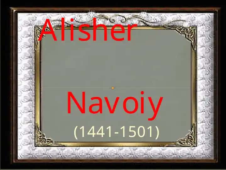 Nizomiddin Mir Alisher Navoiy
