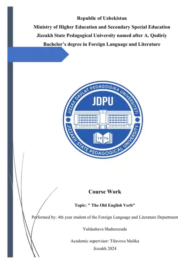 Bachelor’s degree in Foreign Language and Literature