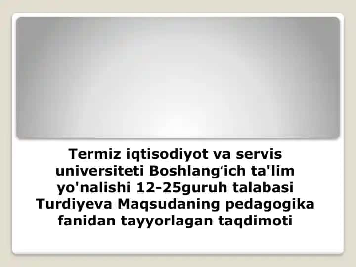 Ekologik tarbiya