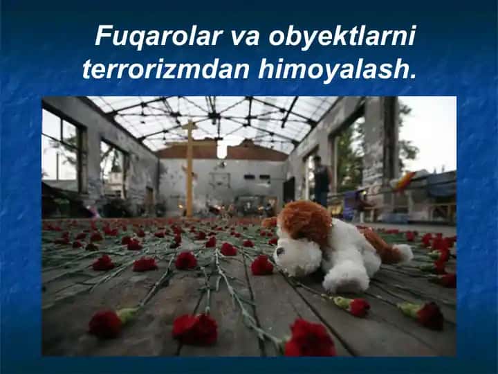 Fuqarolar va obyektlarni terrorizmdan himoyalash