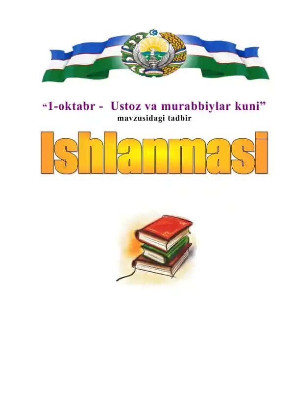 1-oktabr - Ustoz va murabbiylar kuni