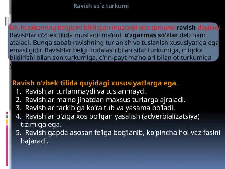 Ravishlar