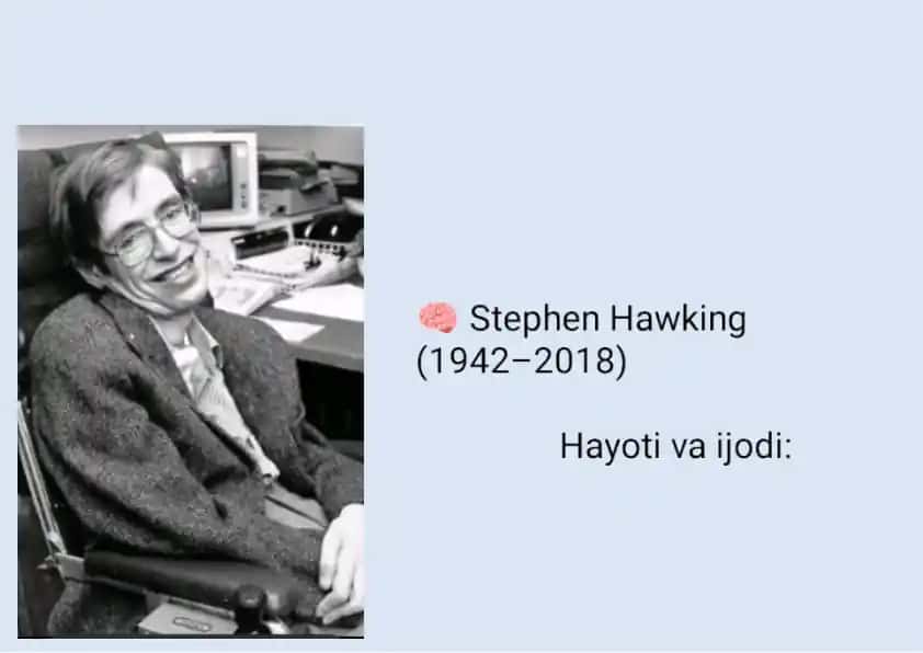 Stephen Hawking