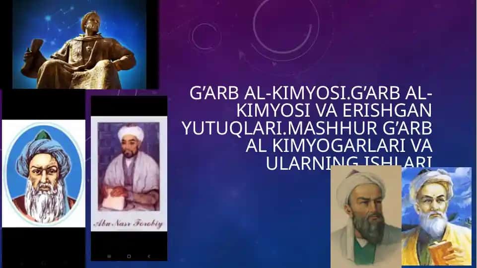 G’arb al-kimyosi va erishgan yutuqlari