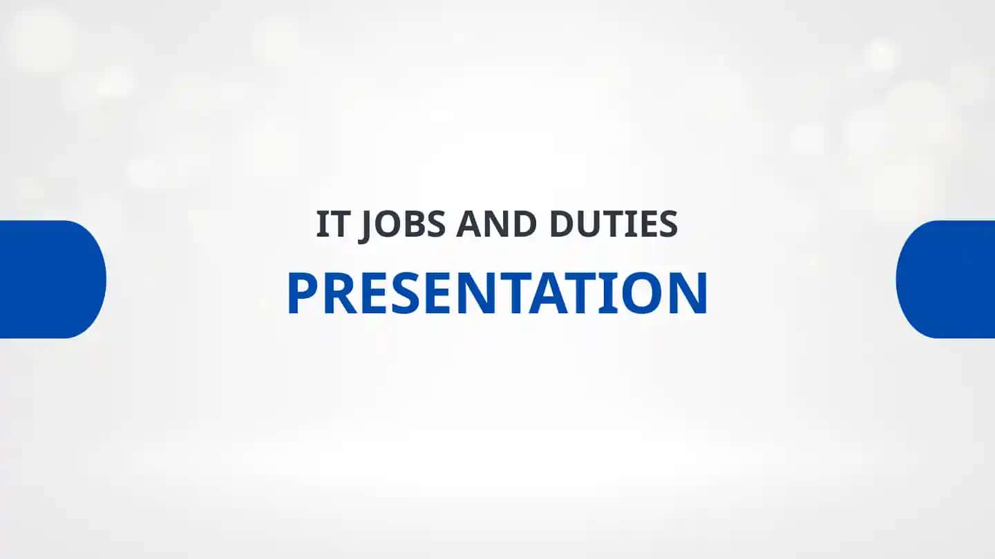 Prezentatsiya IT jobs and Duties