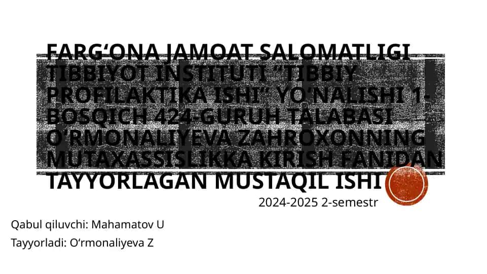 Xonalar mikroiqlimi koʻrsatgichlarini aniqlash va gigiyenik baholash asoslari
