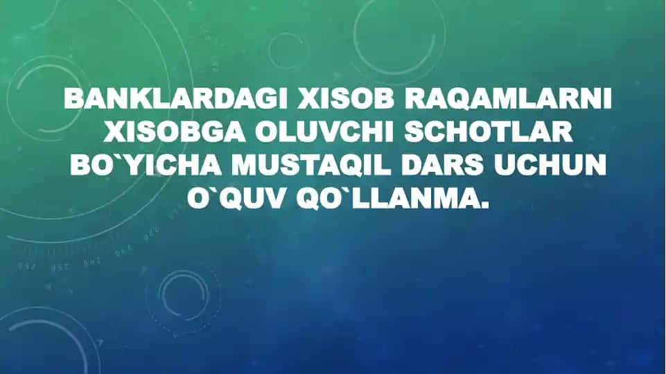 СЧЁТЛАРИ РЕЖАСИ