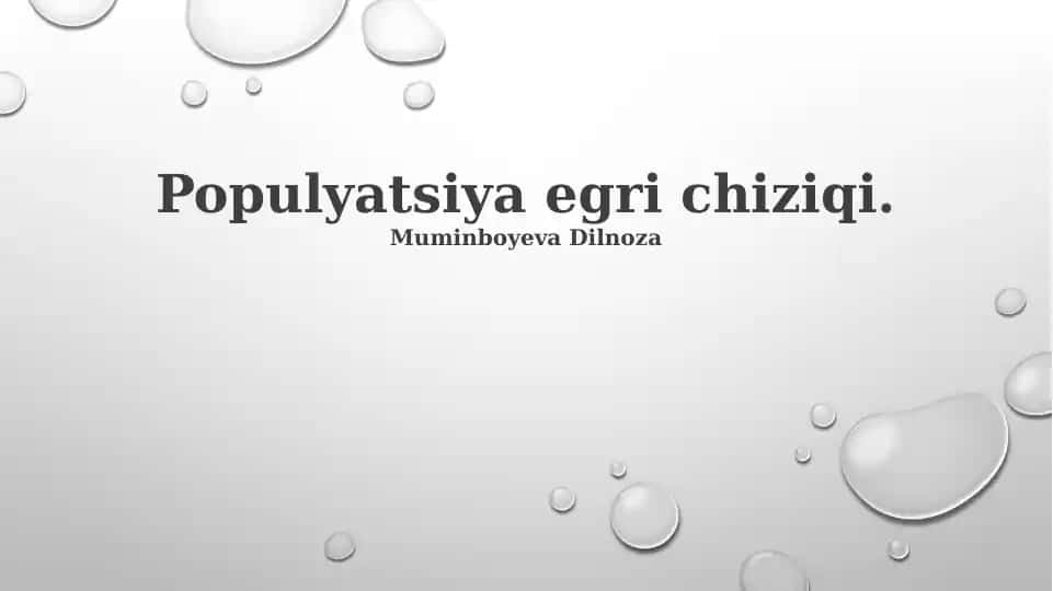 Aholi egri chizig'i