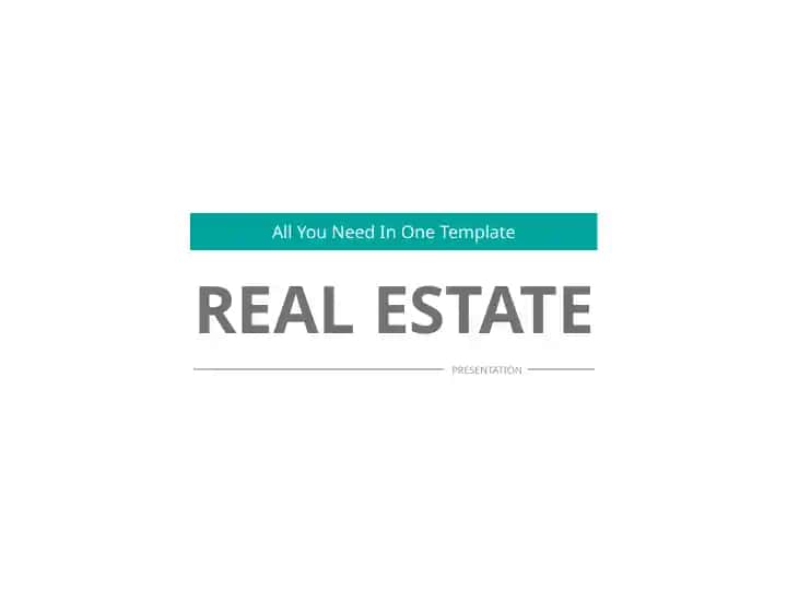 REAL ESTATE PRESENTATION