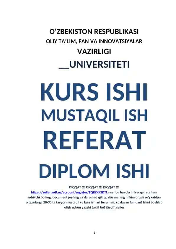 1-sinf matematika darslarida geometrik materiallar ustida ishlash metodikasi