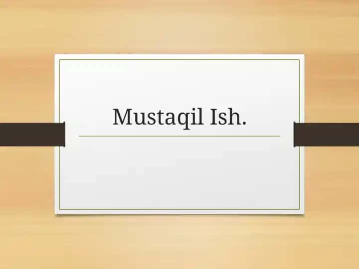 MustaqilIsh