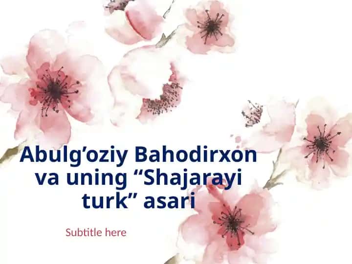 Shajarayi turk