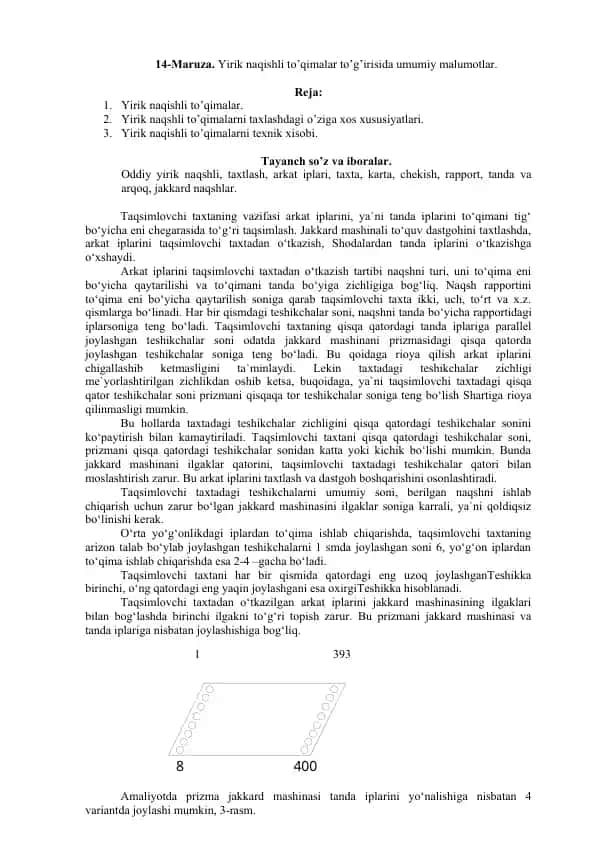 Yirik Naqishli To'qimalar