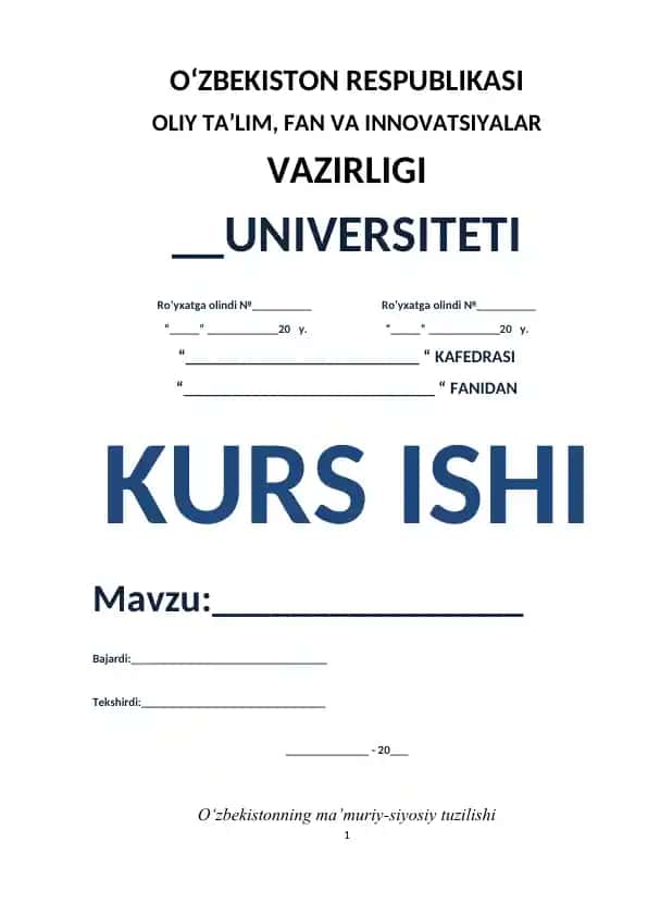 O‘zbekiston Respublikasining ma’muriy-hududiy tuzilishi