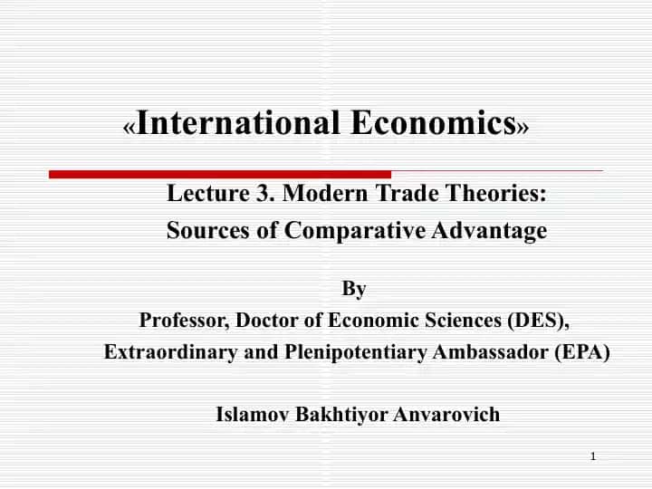 International Economics