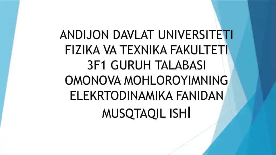 Harakatdagi o‘kazgichlar uchun induksiya qonuni