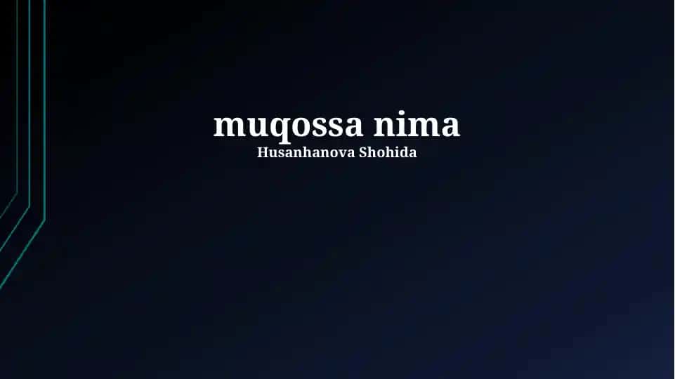 Muqossa