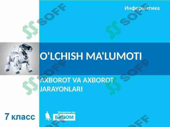 AXBOROT VA AXBOROT JARAYONLARI
