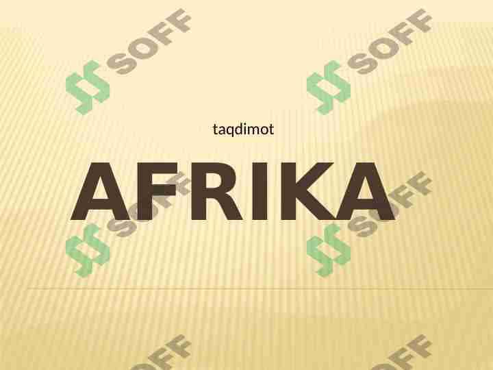 Afrika