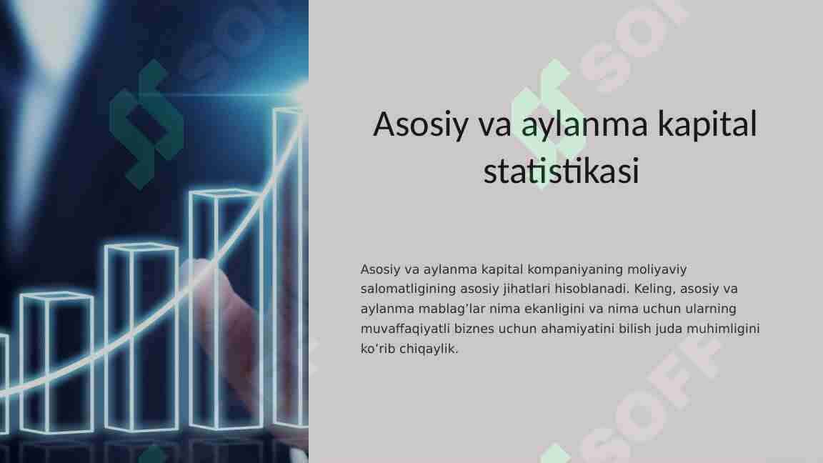 Asosiy va aylanma kapital statistikasi
