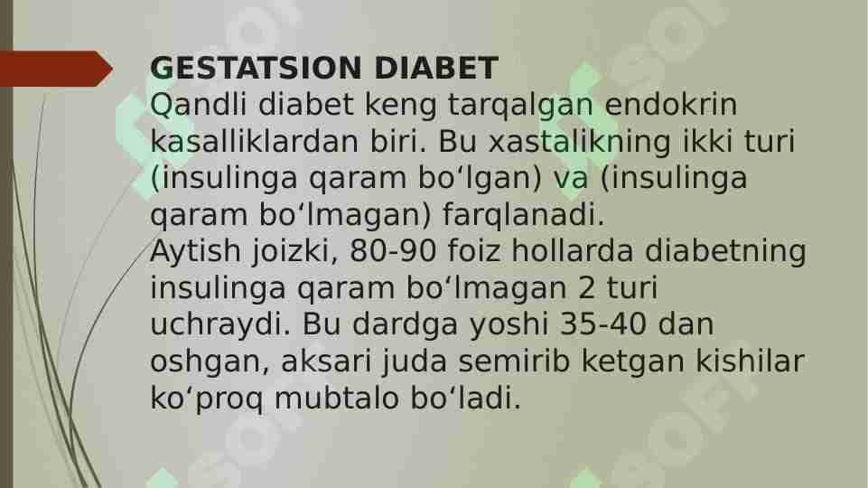 GESTATSION DIABET