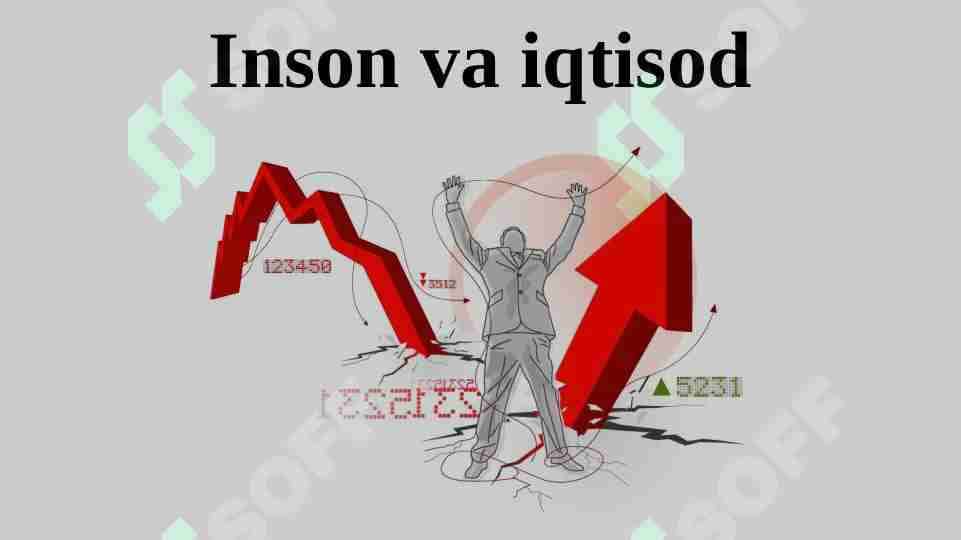 Insоn va iqtisоd