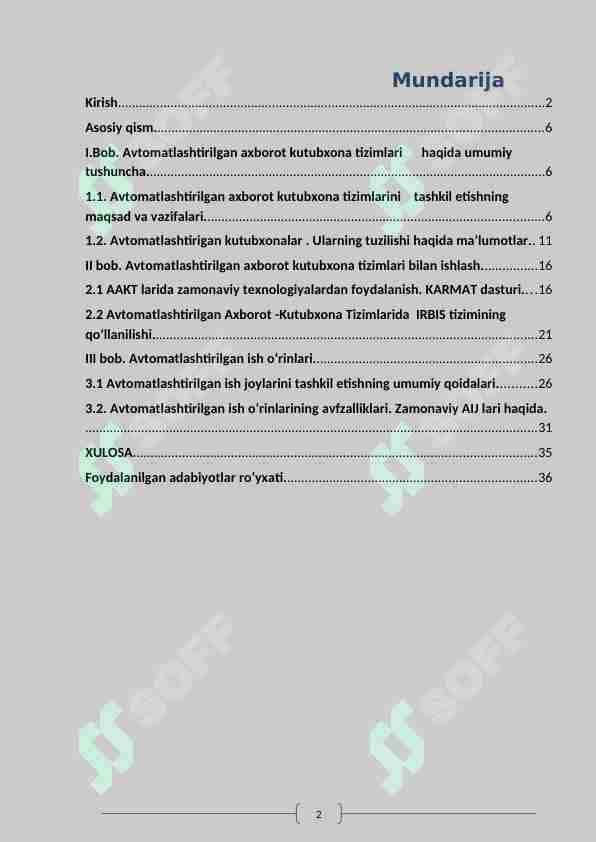 Avtomatlashtirilgan axborot kutubxona tizimlari