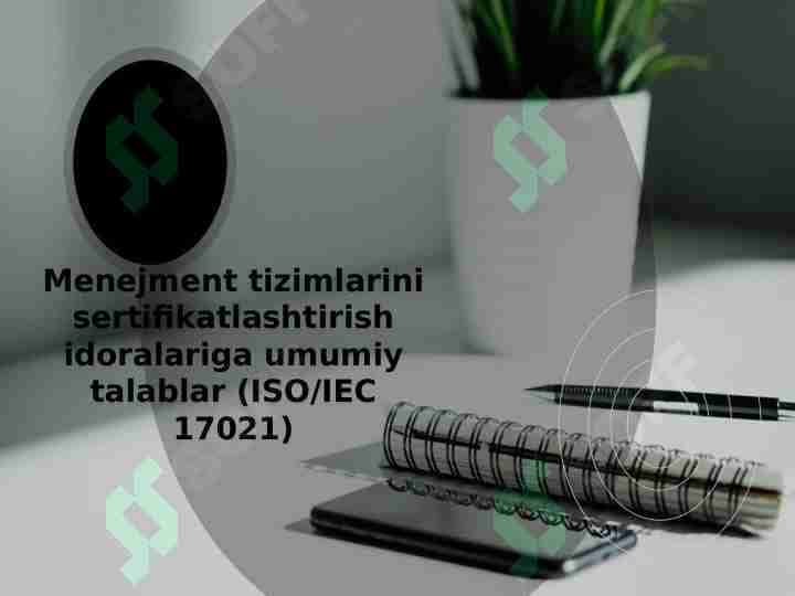 Menejment tizimlarini sertifikatlashtirish
