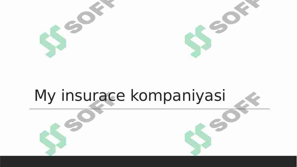 My insurance kompaniyasi