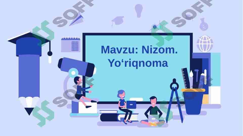 Nizom. Yoʻriqnoma