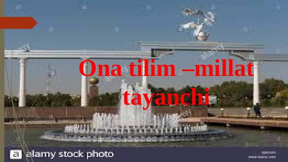 Ona tilim millat tayanchi