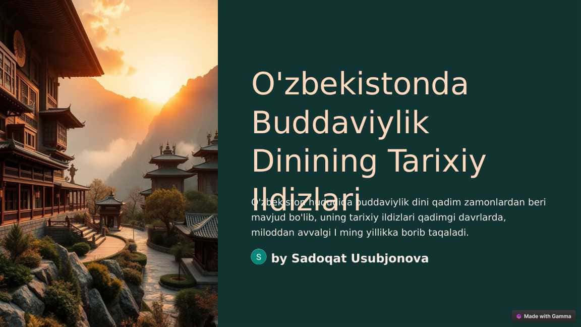 O'zbekistonda-Buddaviylik-Dinining-Tarixiy-Ildizlari