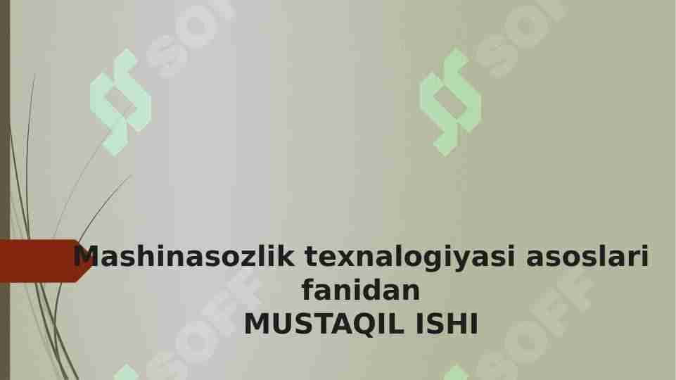 QO’SHIMLARNI HISOBLASH USULLARI